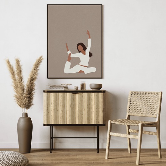 plakaty Plakat joga Asany Yoga A3 Medytacja Plakat z motywem jogi Plakat boho