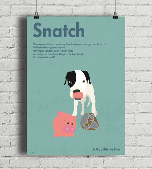 plakaty Snatch - Guy Ritchie - plakat fine art