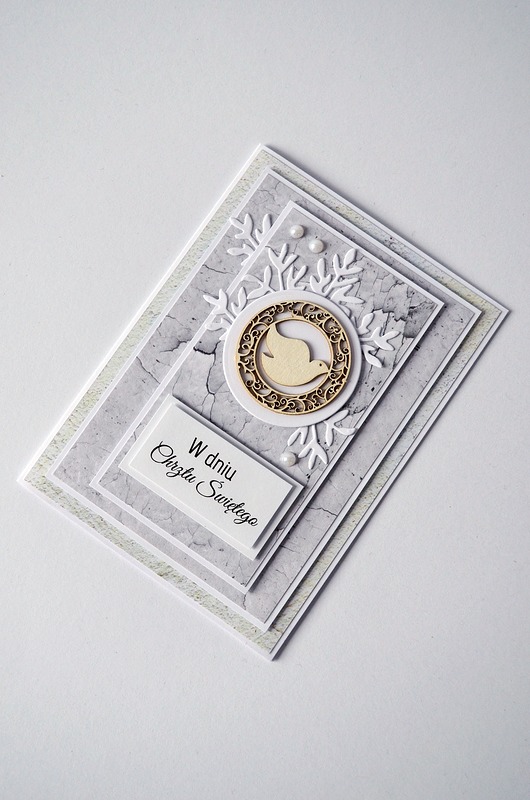 kartki scrapbooking W Dniu Chrztu Świętego: Kartka Okolicznościowa