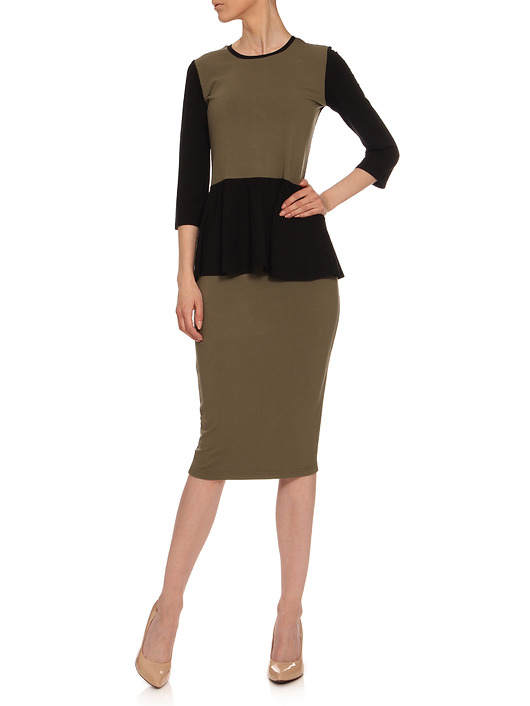  Spódnica khaki YY600059_RAL6007 YULIYA BABICH