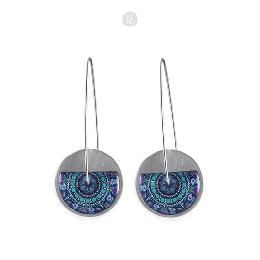 Kolczyki Circles Ocean Mandala Partem Midi Olga Zielińska