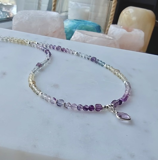 srebrne naszyjniki Czakry korony