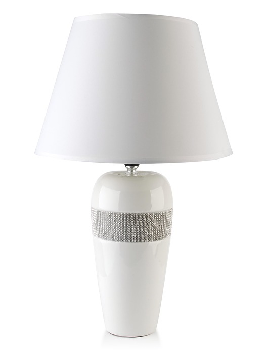 Lampa Stołowa Loro biała 44.5cm MIA home