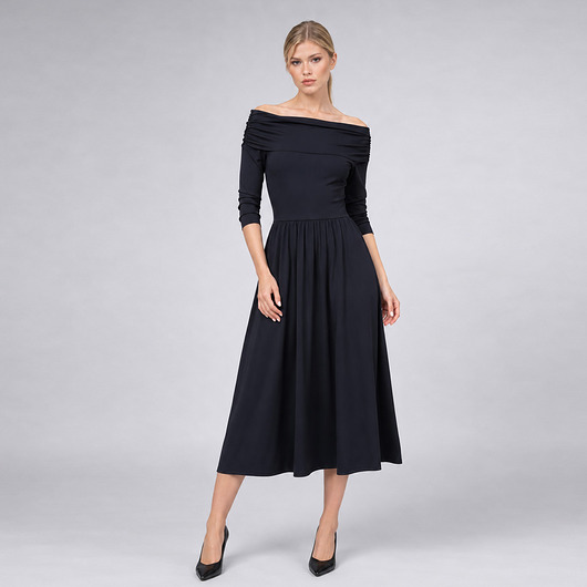 sukienki midi damskie Sandy Black - Sukienka