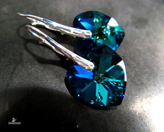 kryształ Swarovski >Bermuda Blue< Marta Latawiec