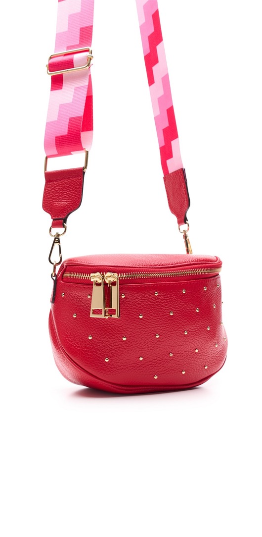 torby na ramię Torebka skórzana z ćwiekami (6534)