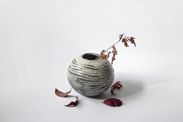 wazony Okrągły dzban na kwiaty