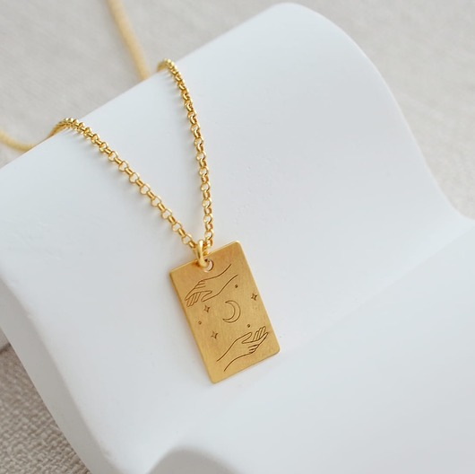 złote naszyjniki Medalion afirmacje