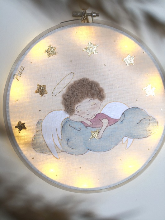 kartki, zaproszenia na chrzest Anioł Stróż obrazek, pamiątka dla dziecka