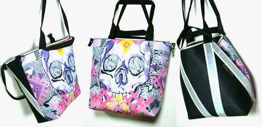 748 art MIMA bag SHORT & Marcin Painta print MIMAbags