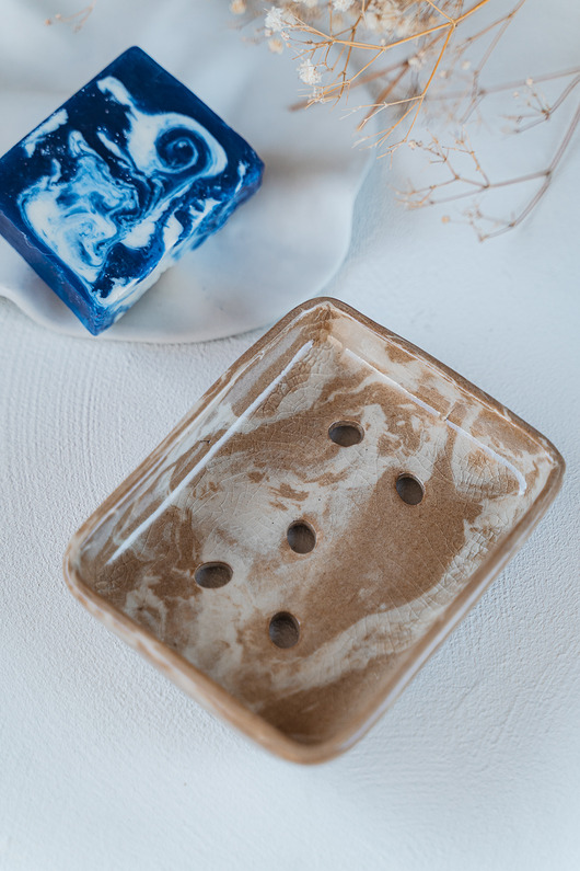 mydelniczki Mydelniczka ceramiczna CARAMEL