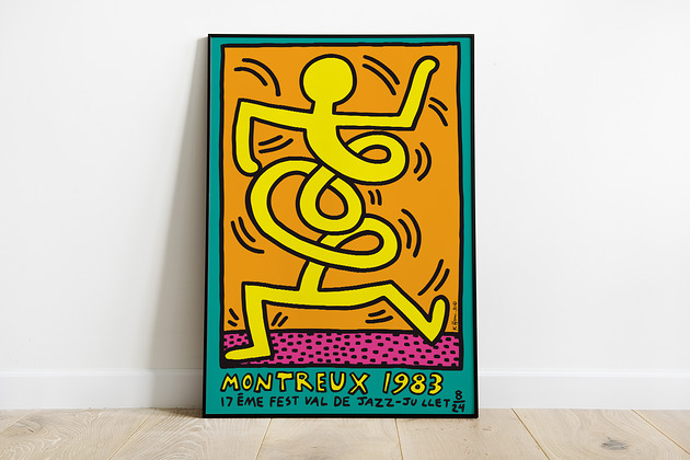 Keith Haring, grafika Pop Art Pas De LArt