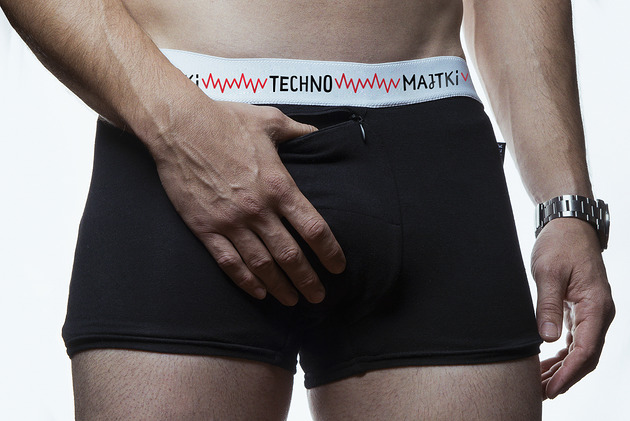 moda - inne TECHNO MAJTKI  z sekretną kieszonką