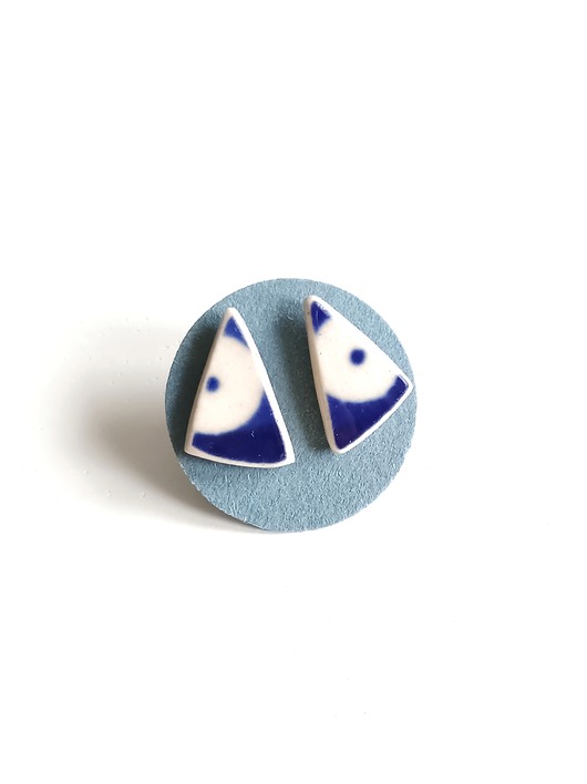 kolczyki ceramiczne Kolczyki ceramiczne Bolesławiec