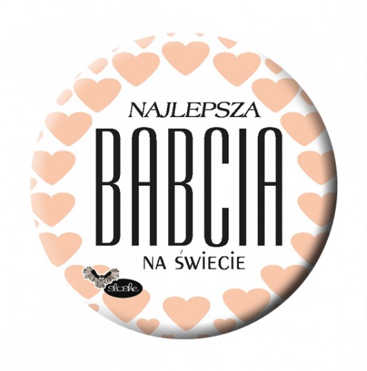 Najlepsza babcia na świecie, magnes 5.6cm Sowia Aleja