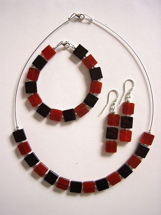 Karneol i onyx czarny jaco7