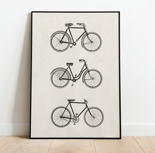 plakaty Plakat, vintage, retro - BICYKLE