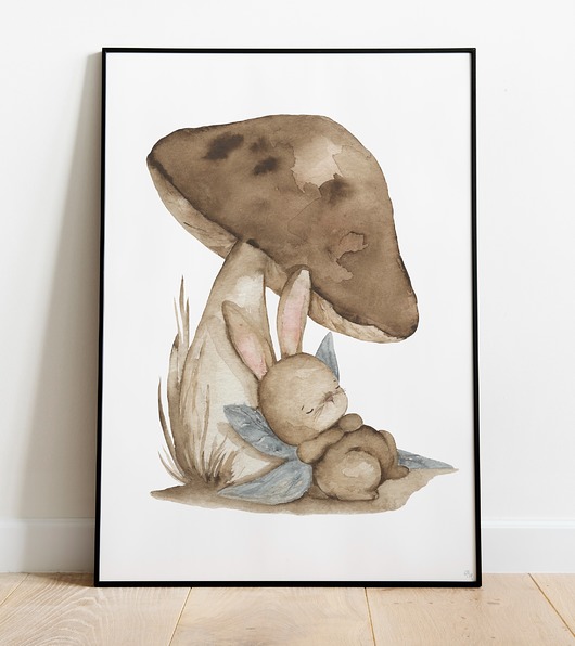 obrazy i plakaty do pokoju dziecięcego Plakat 30x40cm  "Bunny Fairy"