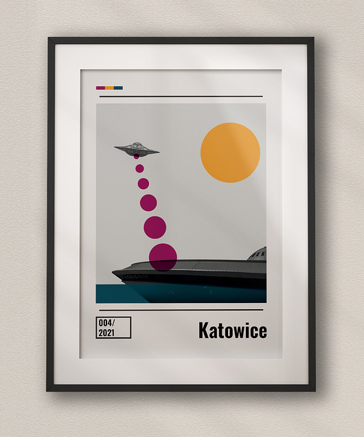 plakaty Plakat Katowice Spodek