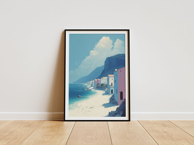 plakaty Plakat - Spokojny brzeg