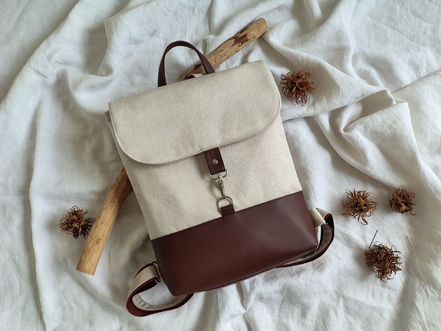 plecaki Damski plecak VELVET ecru.