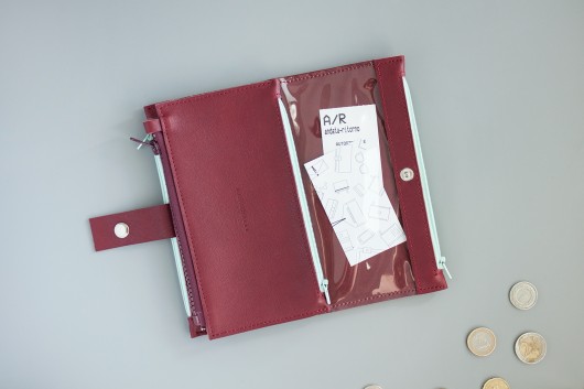 Portfel - Pocket MAXI / Plum Alicja Getka LAB