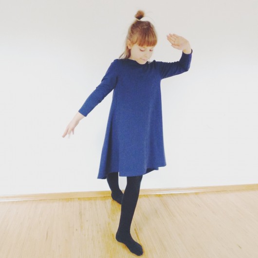 SwingKid DRESS - granatowy Kółko Krzyżyk