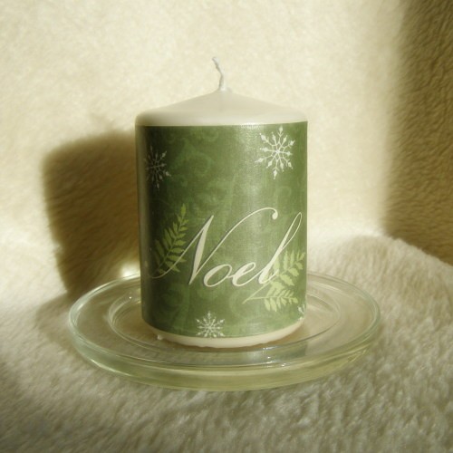 świeca noel miniart
