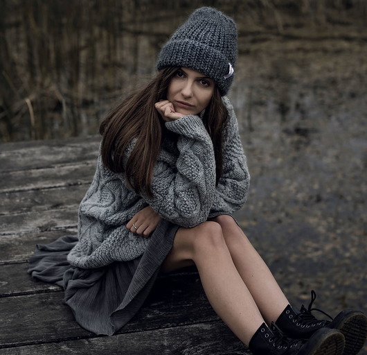 czapki damskie Alpaca Beanie 