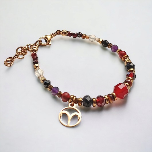 bransoletki z kamieni naturalnych BARAN - zodiac collection - PREMIUM