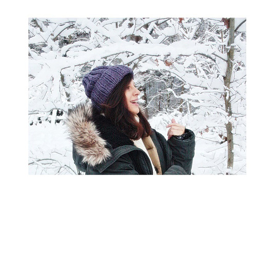 czapki damskie Szara czapka handmade beanie  z wełną
