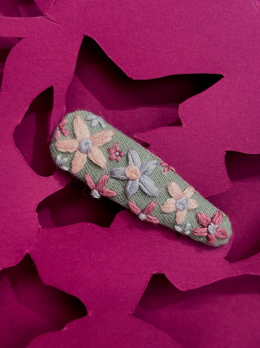 spinki i klamry do włosów Spinka do włosów łąkowe kwiaty