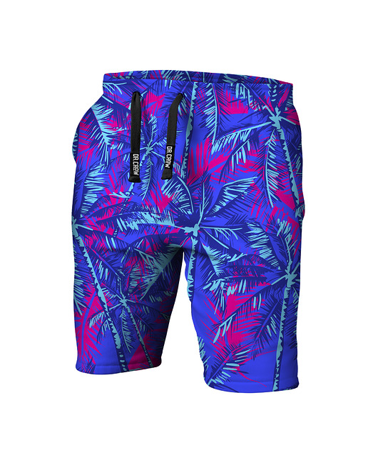 shorty dla dziewczynki Krótkie Spodenki Girl DR.CROW Neon Palms