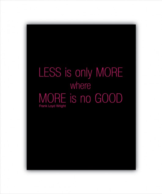 GRAFIKA less is only more.... PINK 30 x 40 cm loonybin