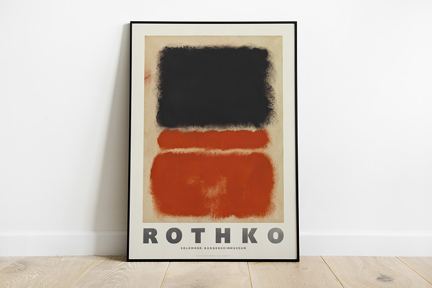 Mark Rothko, plakat wystawowy Pas De LArt