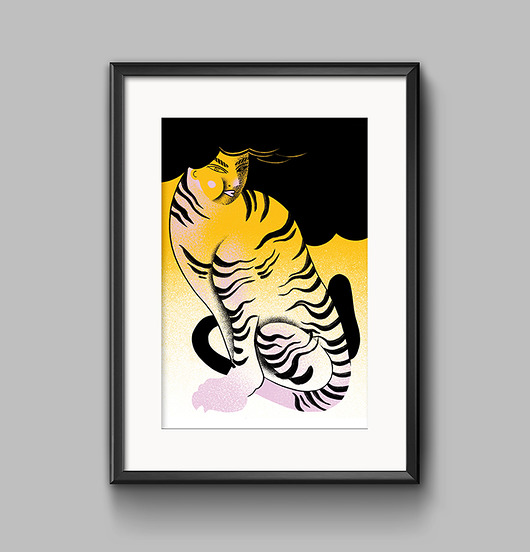 grafiki i ilustracje Tiger