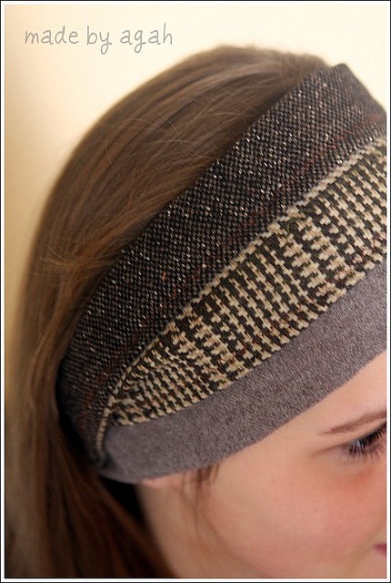 Opaska Tweed Browns made by agah