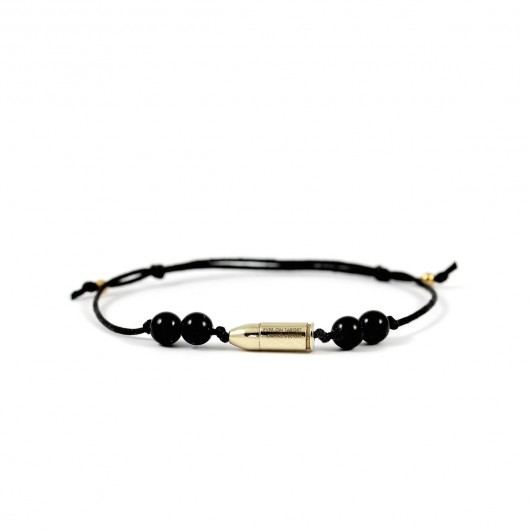 Eyes On Target - mini bullet bracelet onyks Unikke Design