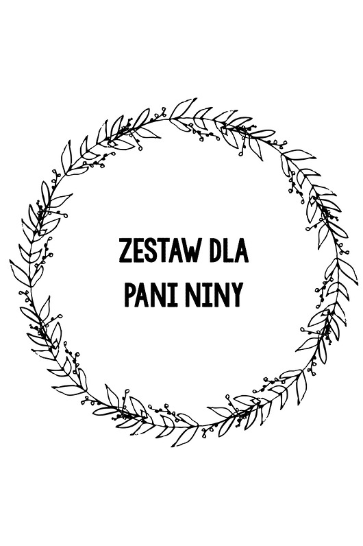 Zestaw zaproszeń dla Pani Niny Papel