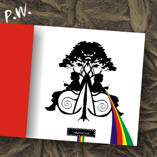 Tkanie Opowieści.. karteczka na życzenia Parallel World