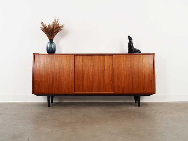 komody i szafki Sideboard tekowy, duński design, lata 70, produkcja: PMJ Viby J