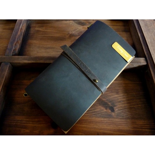 Vintage Notebook DARK CHOCO + Akcesoria DROBINY CZASU