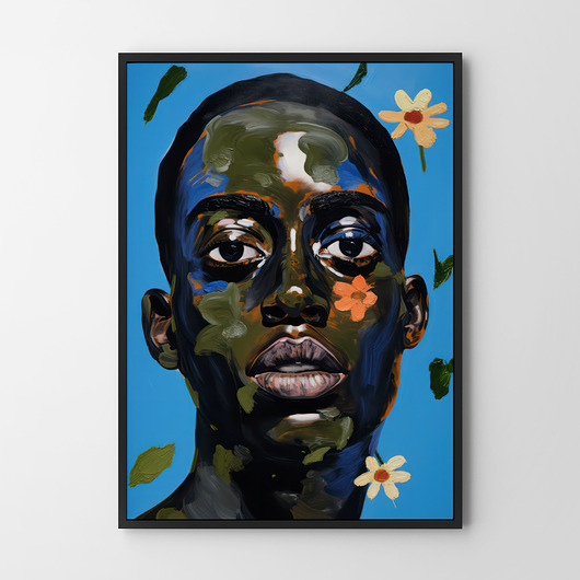 plakaty Plakat Mężczyzna  portret kolorowy