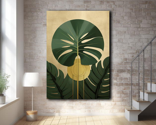 plakaty Tropikalne liście - Plakat - Loft, Minimalizm #70