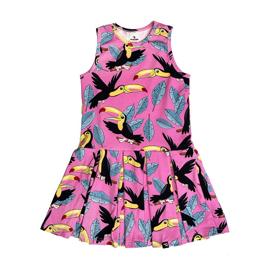 sukienki dla dziewczynki Sukienka na ramiączka Różowy Tukan