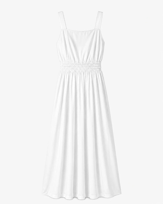 sukienki midi damskie Sukienka Sole white