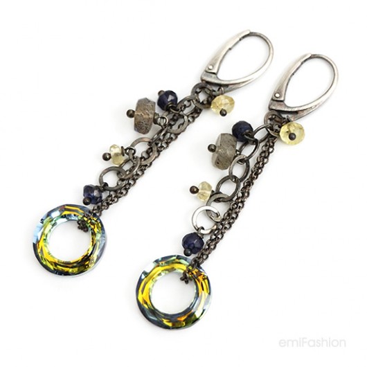 Promocja - Labradoryt,Iolit,Kwarc lemon,Cosmic MAREMI Jewelry