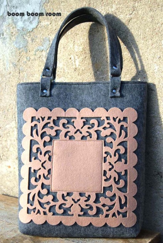 zam. specjalne dla KASI CLASSIC GLAM FELT BAG  boom boom room