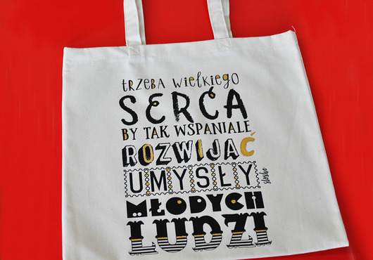 torba z dedykacją dla nauczyciela Sowia Aleja