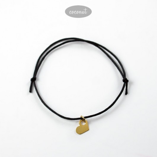 Bransoletka LOVE YOU LONG TIME - złocone srebro COCONUT